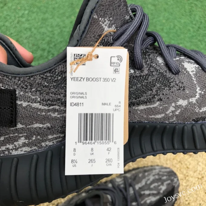 Adidas Yeezy 350 V2 Black Gray Orange Pure Original Version ID4811