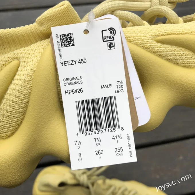 Adidas Yeezy 450 in Yellow