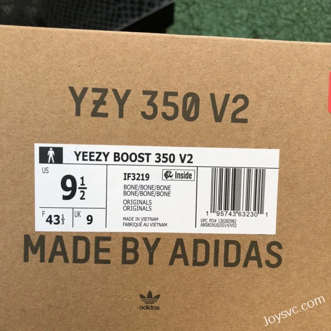 Adidas Yeezy 350 V2 Space Gray Pure Original Version IF3219