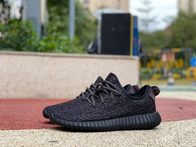 Adidas Yeezy 350 Black Pure Black AQ2659