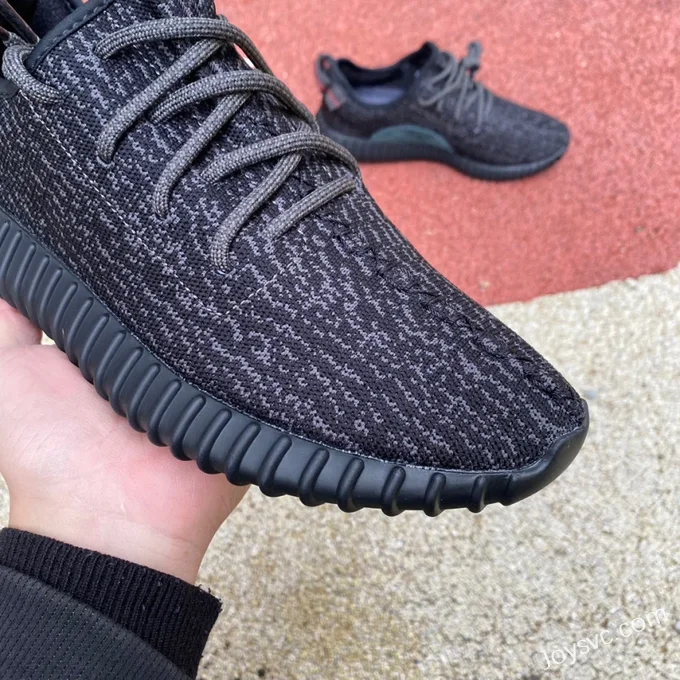 Adidas Yeezy 350 Black Pure Black AQ2659