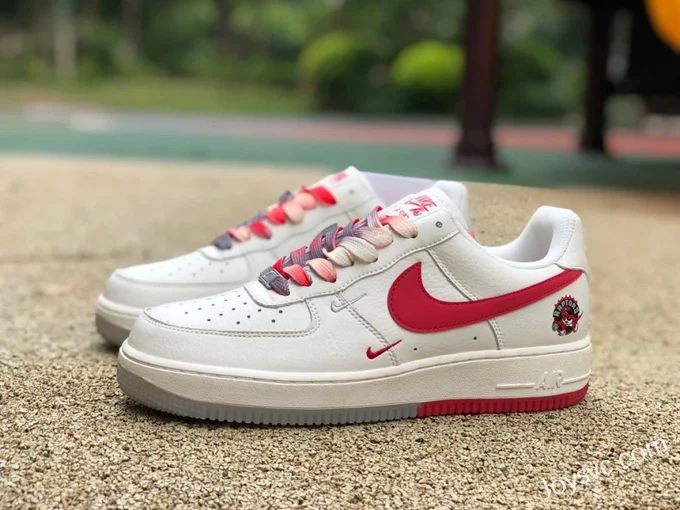 Nike Air Force 1 '07 LV8 Beige Red Grey Gradient CH2608-216