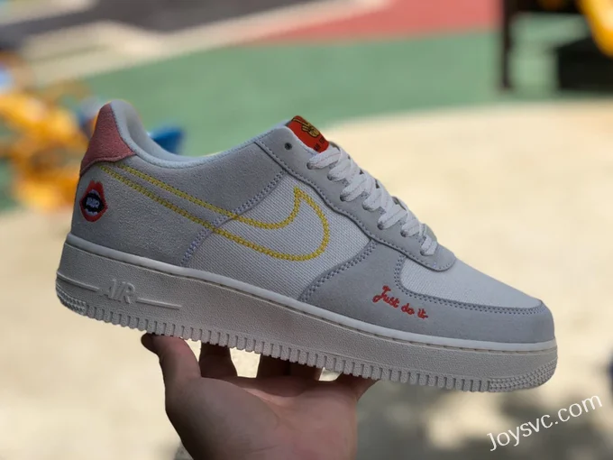 Nike Air Force 1 Lipstick Embroidery Low DQ7656-100