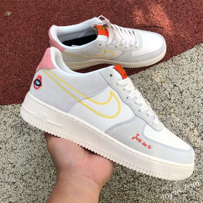 Nike Air Force 1 Lipstick Embroidery Low DQ7656-100