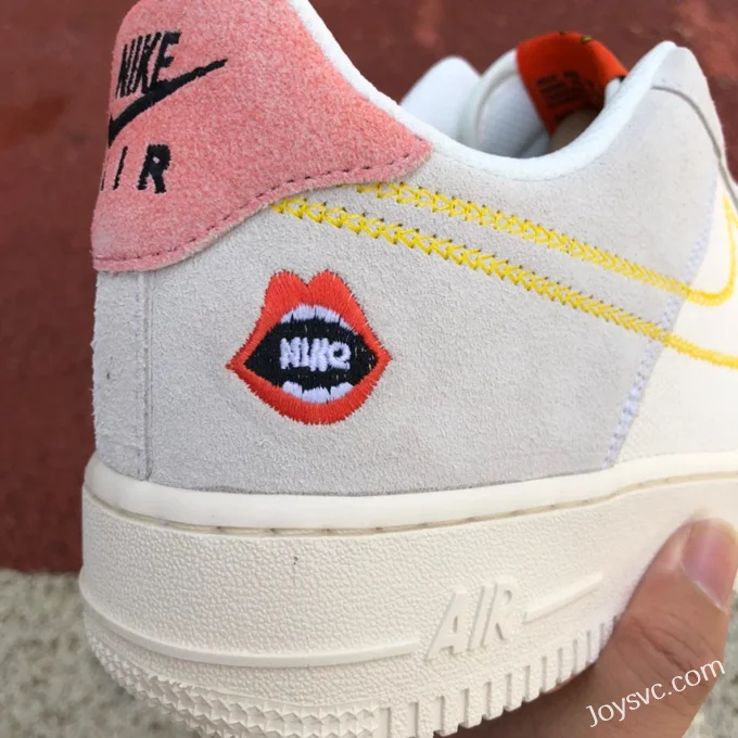 Nike Air Force 1 Lipstick Embroidery Low DQ7656-100