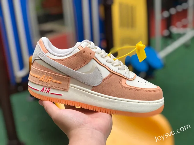 Nike Air Force 1 Shadow Double Hook Apricot Orange DM8157-700