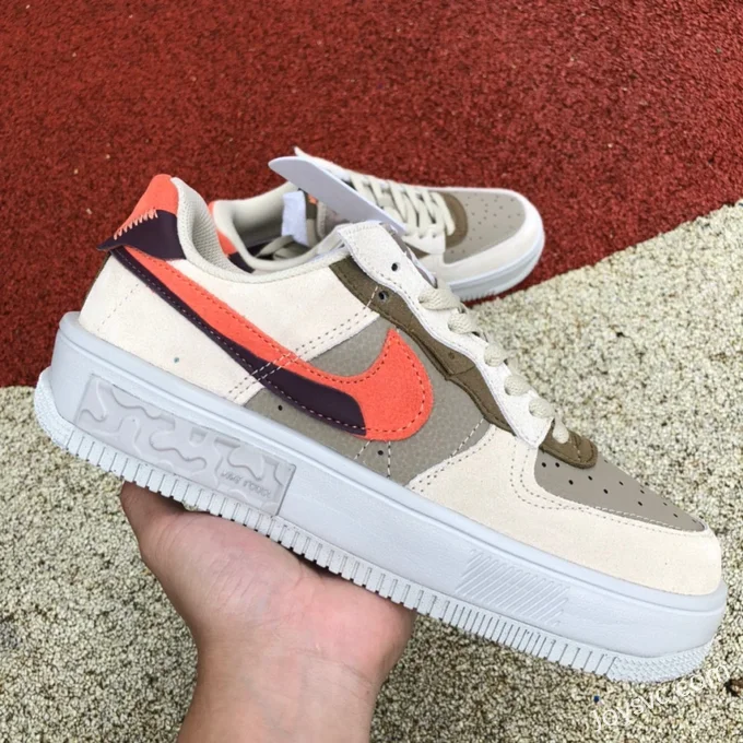 Nike Air Force 1 Low 07 Beige Brown Red DR0150-200