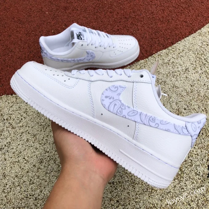 Nike Air Force 1 Low Grey White Paisley DJ9942-100