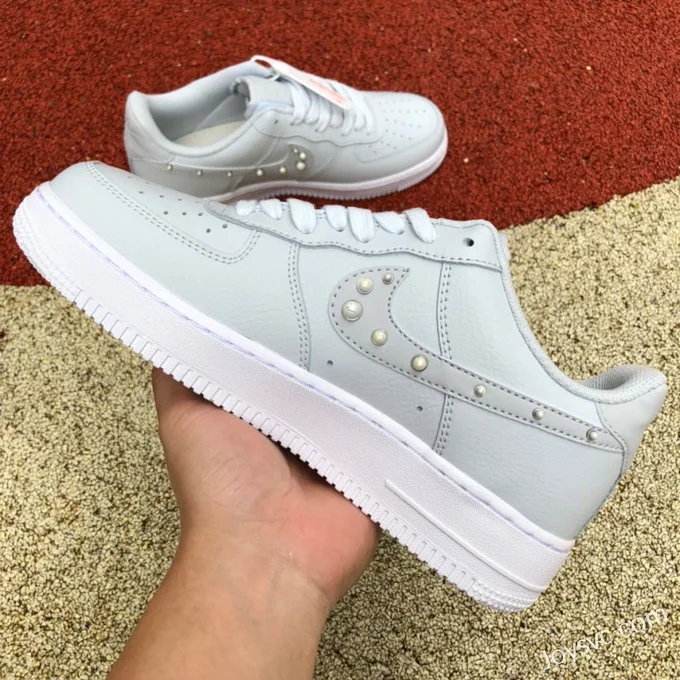 Nike Air Force 1 07 SE AF1 Silver Pearl Casual Sneakers DV3810-001