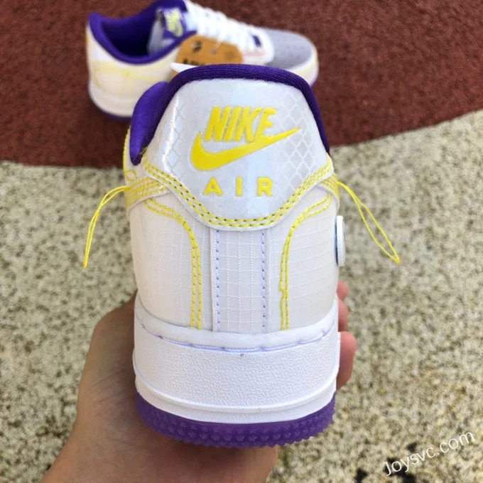 Union LA x Nike Air Force 1 White Purple Stitch CJ9649-500