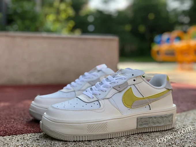 Nike Air Force 1 Fontanka Beige Yellow Low DV6984-100