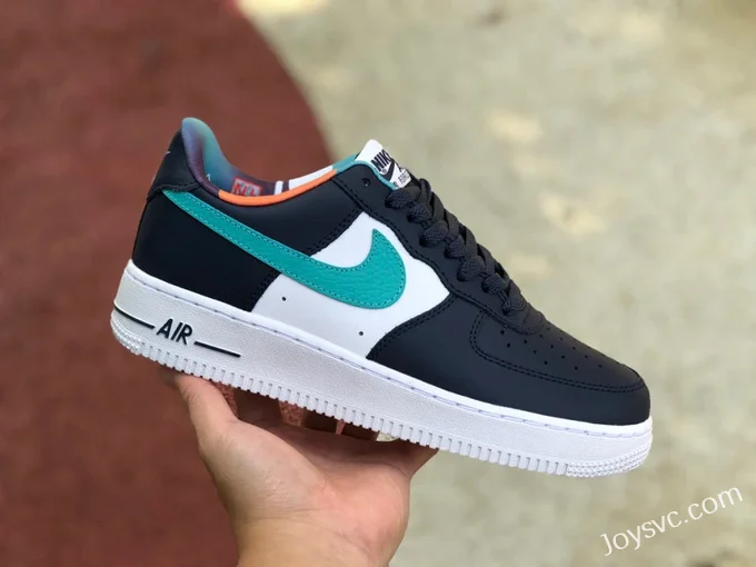 Nike Air Force 1 Low AF1 White Blue Orange Low-Top Casual Sneakers DM0109-400