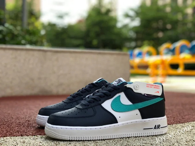 Nike Air Force 1 Low AF1 White Blue Orange Low-Top Casual Sneakers DM0109-400