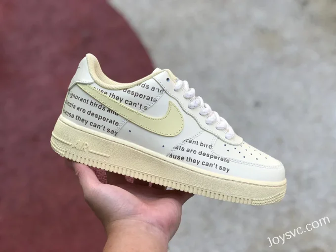 Nike Air Force 1 '07 Beige Yellow Low CW2288-111