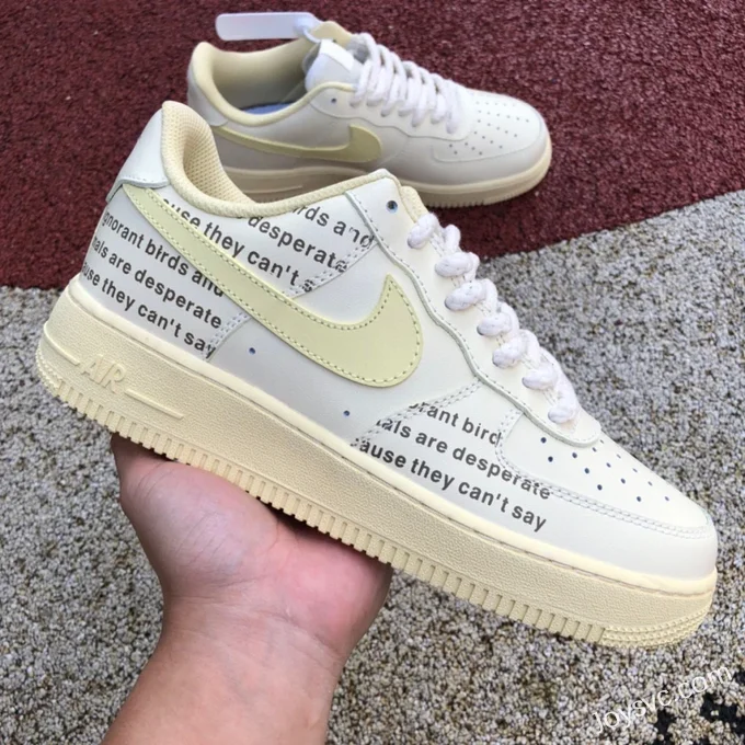 Nike Air Force 1 '07 Beige Yellow Low CW2288-111