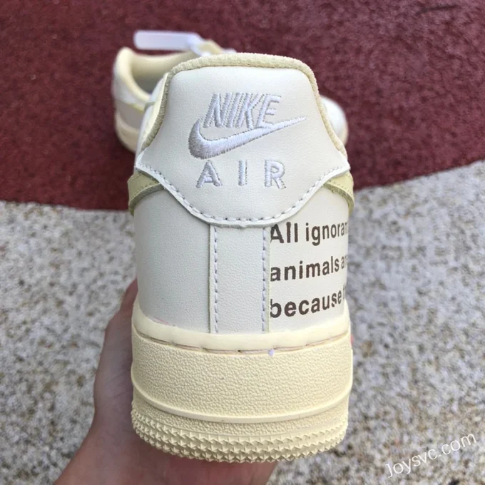 Nike Air Force 1 '07 Beige Yellow Low CW2288-111