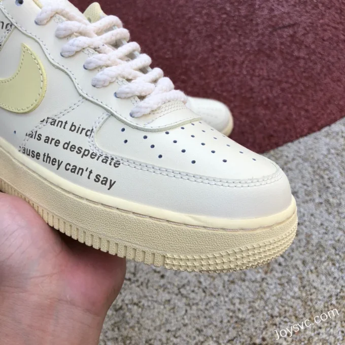 Nike Air Force 1 '07 Beige Yellow Low CW2288-111