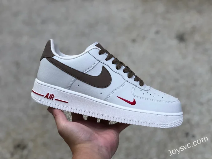 Nike Air Force 1 White Brown Low 808788-996