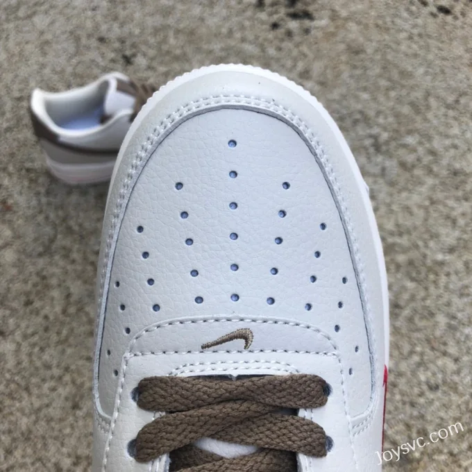 Nike Air Force 1 White Brown Low 808788-996