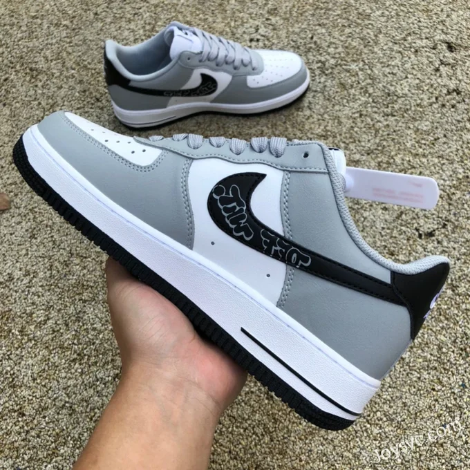 Nike Air Force 1 '07 Grey White Black Low AA0011-105