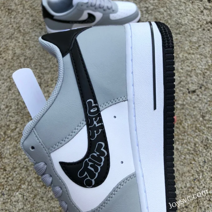 Nike Air Force 1 '07 Grey White Black Low AA0011-105