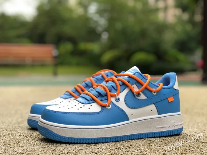 Nike Air Force 1 Blue White Lace-Up CV1724-101