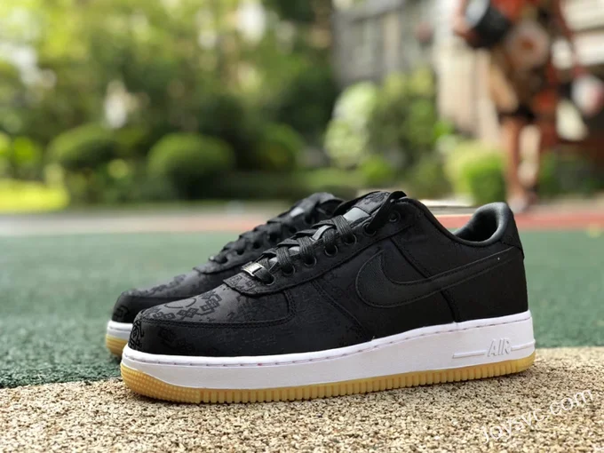 NIKE x CLOT Air Force 1 Black Silk CZ3986-001