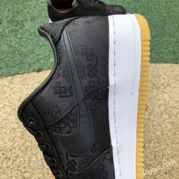 NIKE x CLOT Air Force 1 Black Silk CZ3986-001