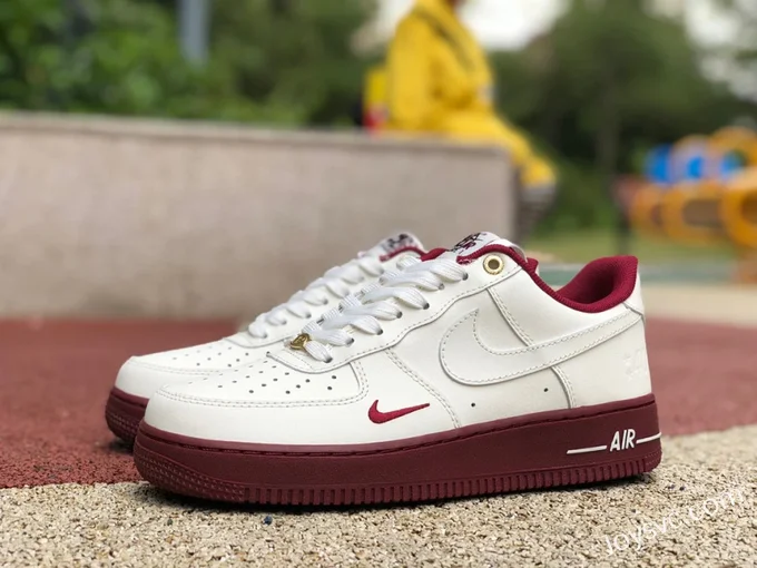 Nike Air Force 1 '07 SE Beige Red Low DQ7582-100