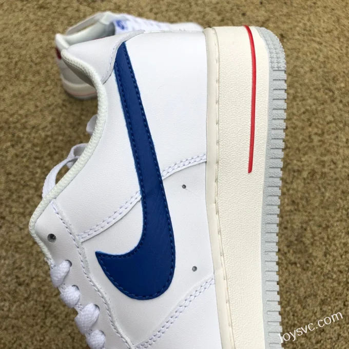 Nike Air Force 1 AF1 White Blue Low-Top Casual Sneakers DX2660-100