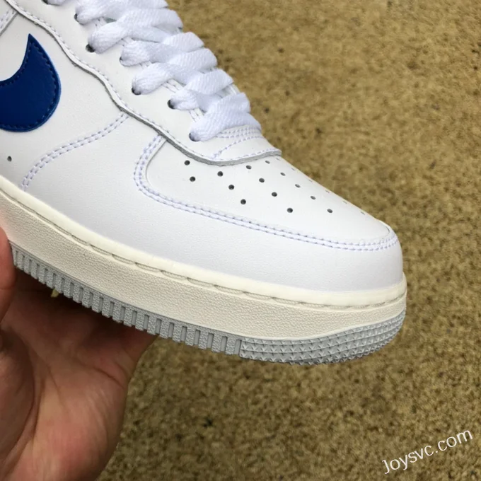 Nike Air Force 1 AF1 White Blue Low-Top Casual Sneakers DX2660-100