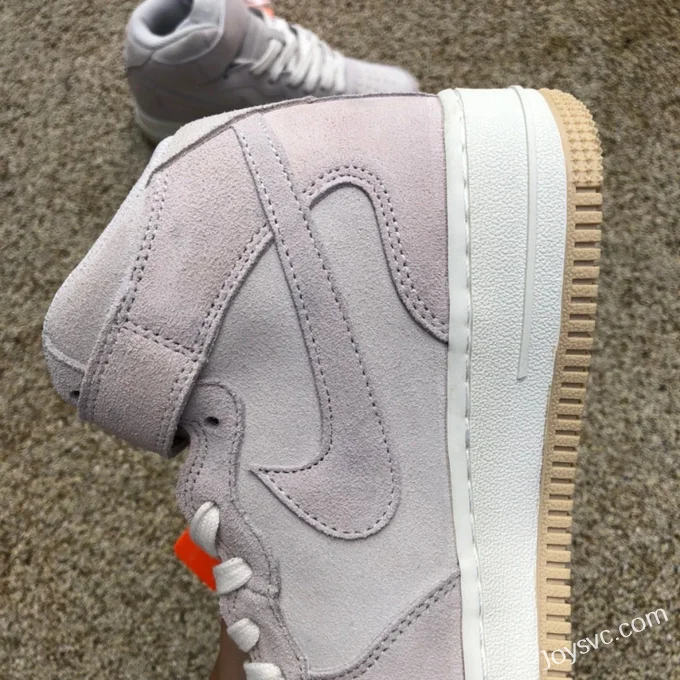 NIKE Air Force 1 x OW Grey Suede Mid CW2255-100