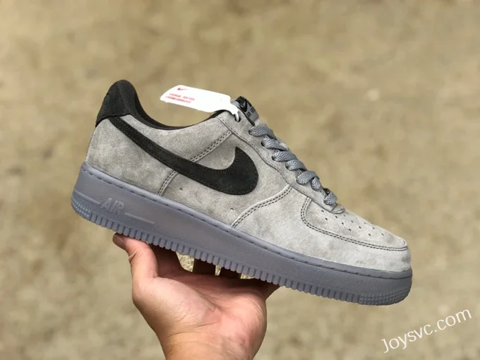 Nike Air Force 1 07 LV83 Grey Suede Black Hook BQ4329-102