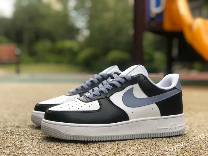 Nike Air Force 1 Low Toothbrush White Black Gray Sneakers FD9065-100