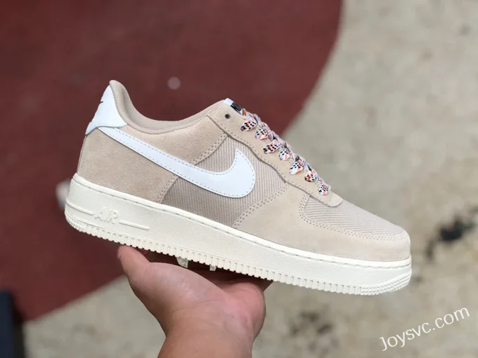 Nike Air Force 1 Khaki Beige Low Casual Sneakers DO9801-200