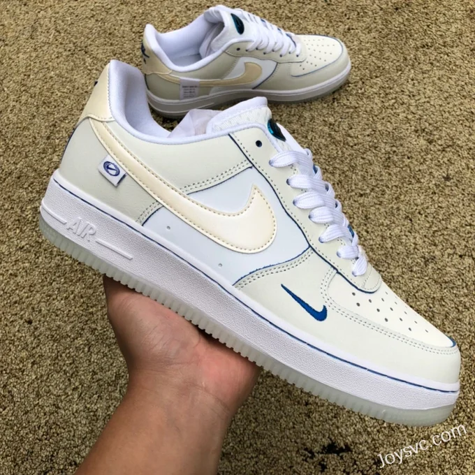 Nike Air Force 1 Low Beige Blue Line FB1839-111