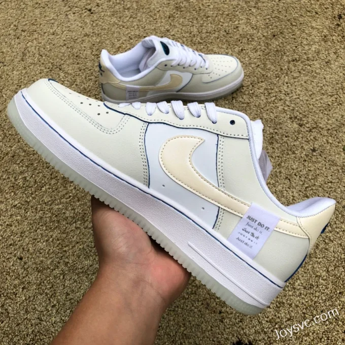 Nike Air Force 1 Low Beige Blue Line FB1839-111