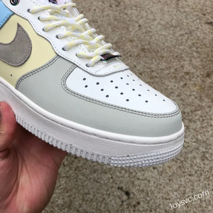 Nike Air Force 1 Low Grey Yellow Blue DX6042-111