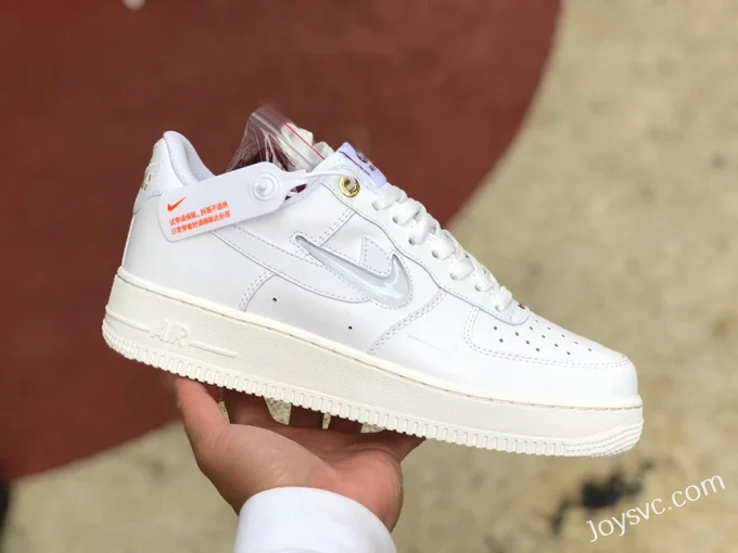 Nike Air Force 1 Low Beige Transparent Double Hook DQ7664-100