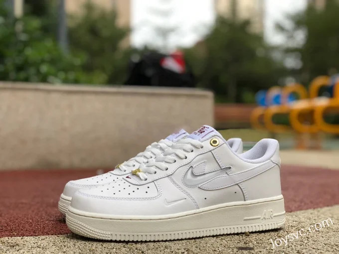 Nike Air Force 1 Low Beige Transparent Double Hook DQ7664-100