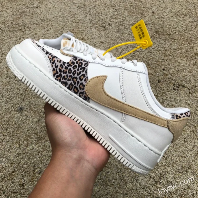 Nike Air Force 1 Shadow Macaron White Leopard CI0919-120