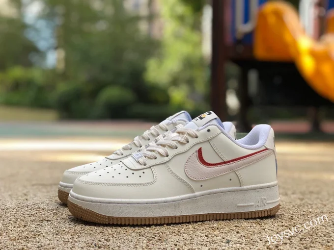 Nike Air Force 1 Cream White Pink Low DX6065-101