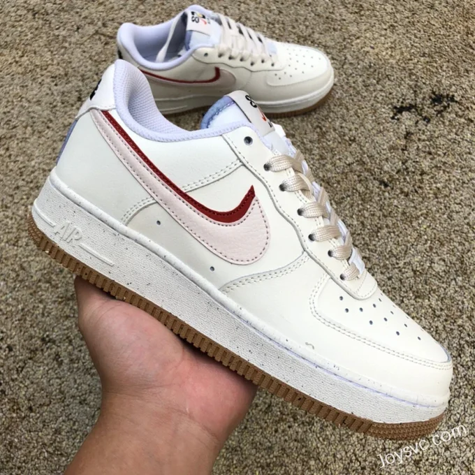 Nike Air Force 1 Cream White Pink Low DX6065-101