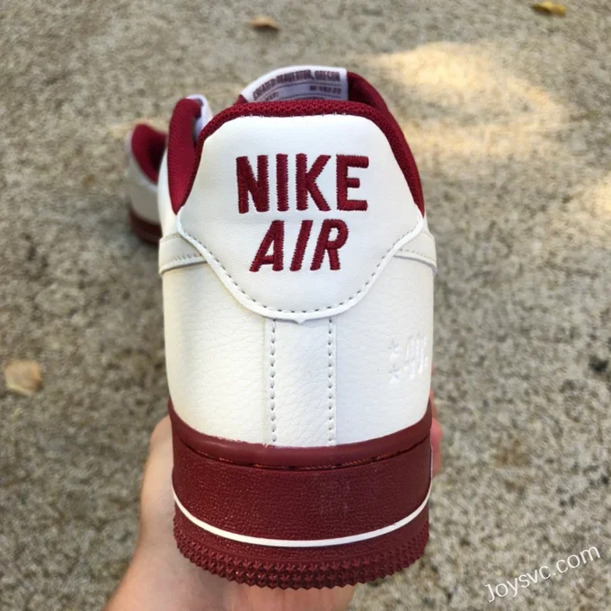 Nike Air Force 1 Beige Red 40th Anniversary DQ7582-100