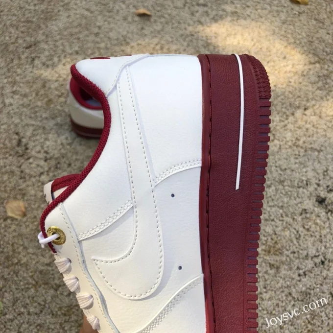 Nike Air Force 1 Beige Red 40th Anniversary DQ7582-100