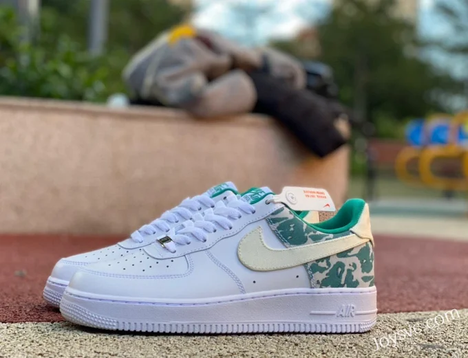 Nike Air Force 1 '07 LV8 Coconut Milk Neptune Green DX3365-100