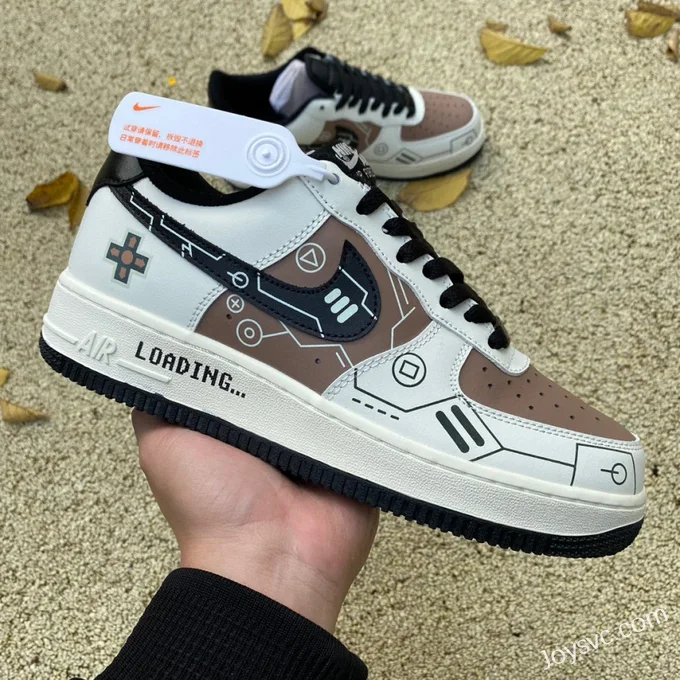 Nike Air Force 1 Low '07 3D Buttons Game Console Distressed Air Force Custom PS5 Theme CW2288-222