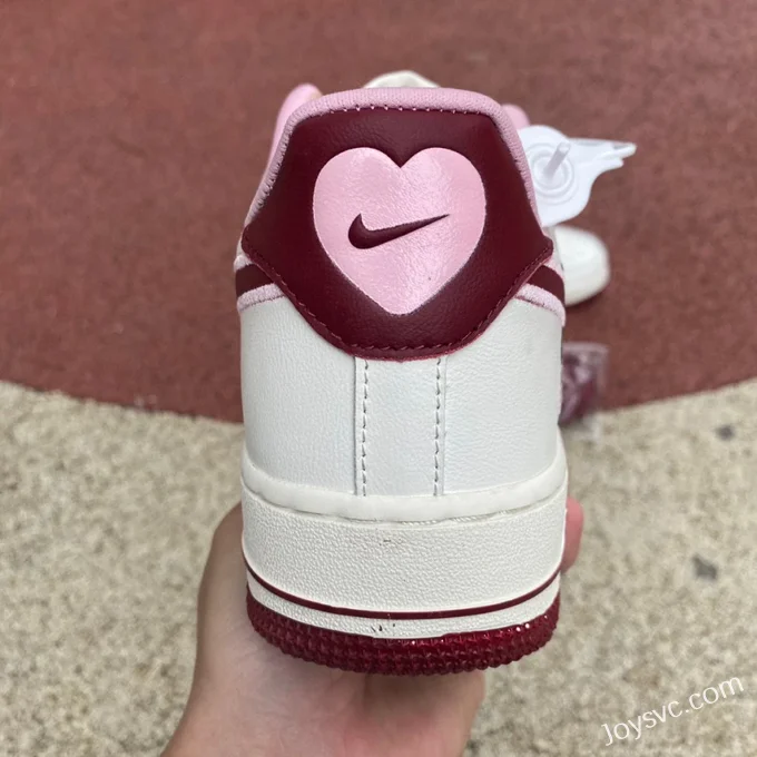 Nike Air Force 1 AF1 White Pink Valentine's Day Pure Original Version FD4616-161