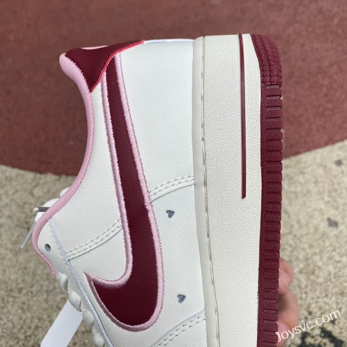 Nike Air Force 1 AF1 White Pink Valentine's Day Pure Original Version FD4616-161