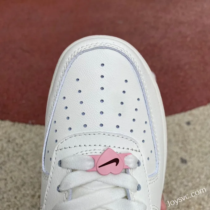 Nike Air Force 1 AF1 White Pink Valentine's Day Pure Original Version FD4616-161